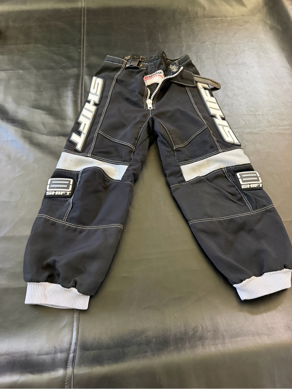 Shift Kids Black and Gray Shift Motocross Joggers